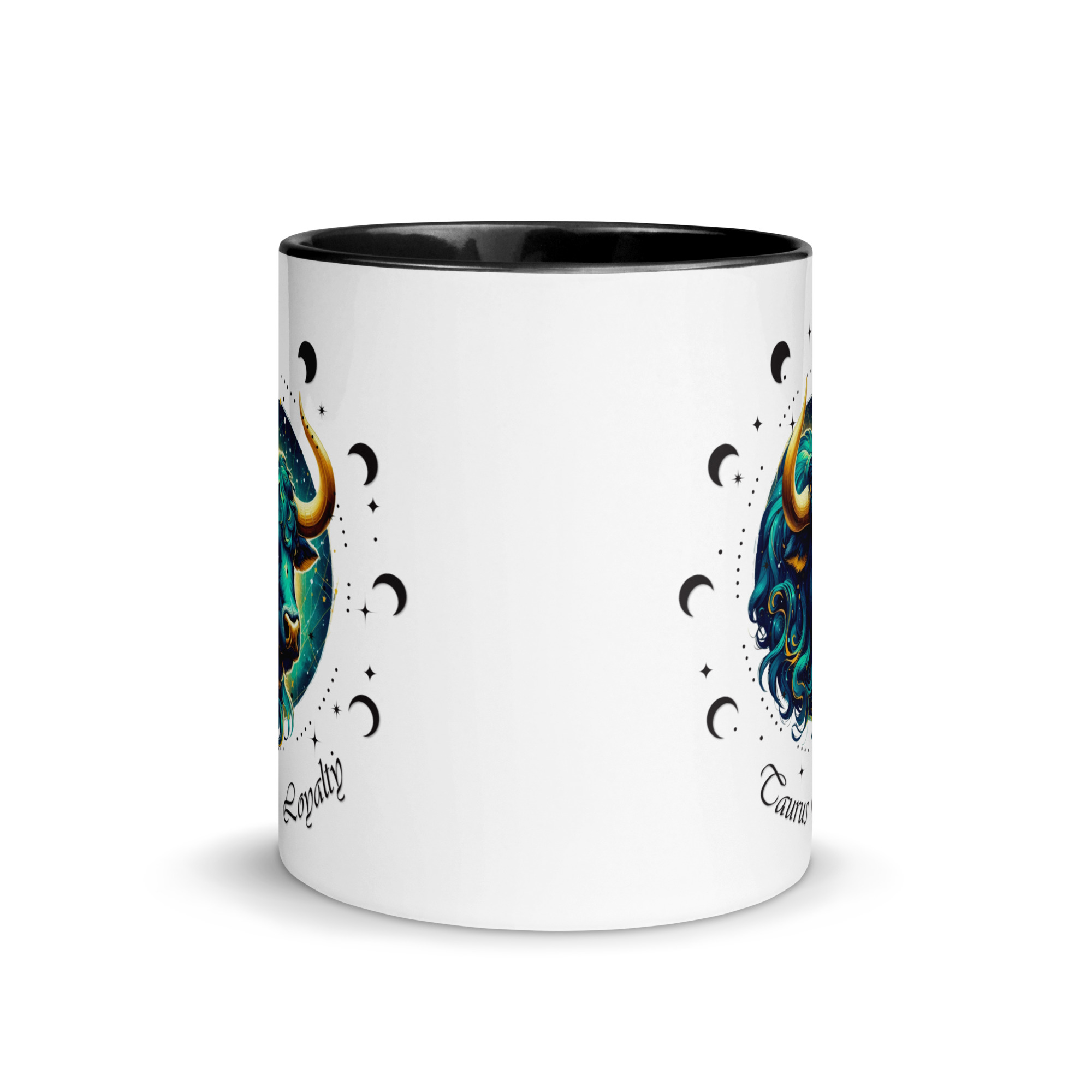 Taurus Zodiac Mug with Color Inside - Image 2