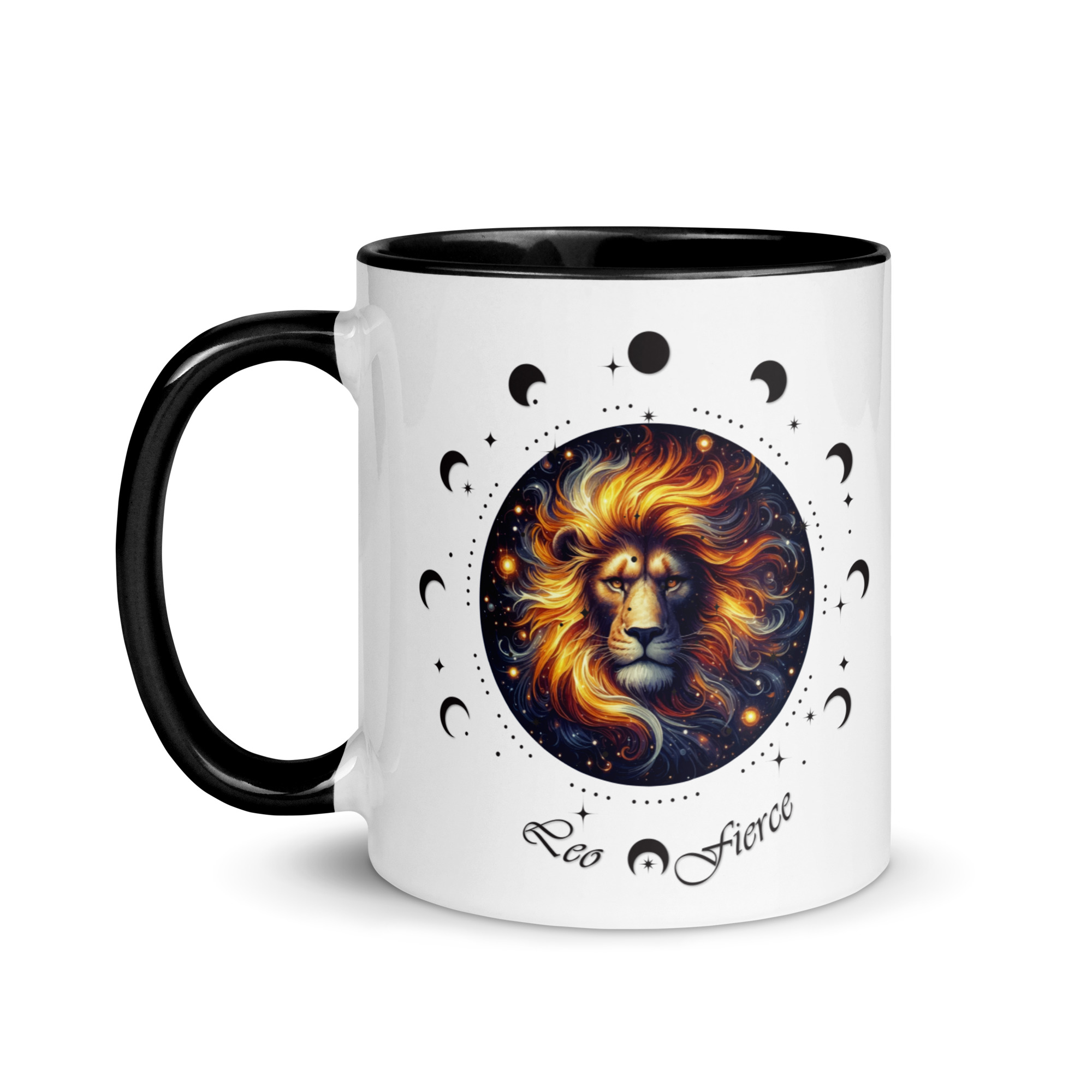 Leo Zodiac Mug with Color Inside - Image 3