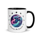 Aquarius Zodiac Mug with Color Inside