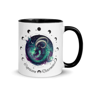 Capricorn Zodiac Mug with Color Inside