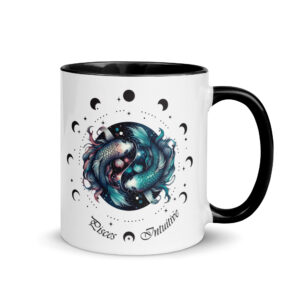 Pisces Zodiac Mug with Color Inside