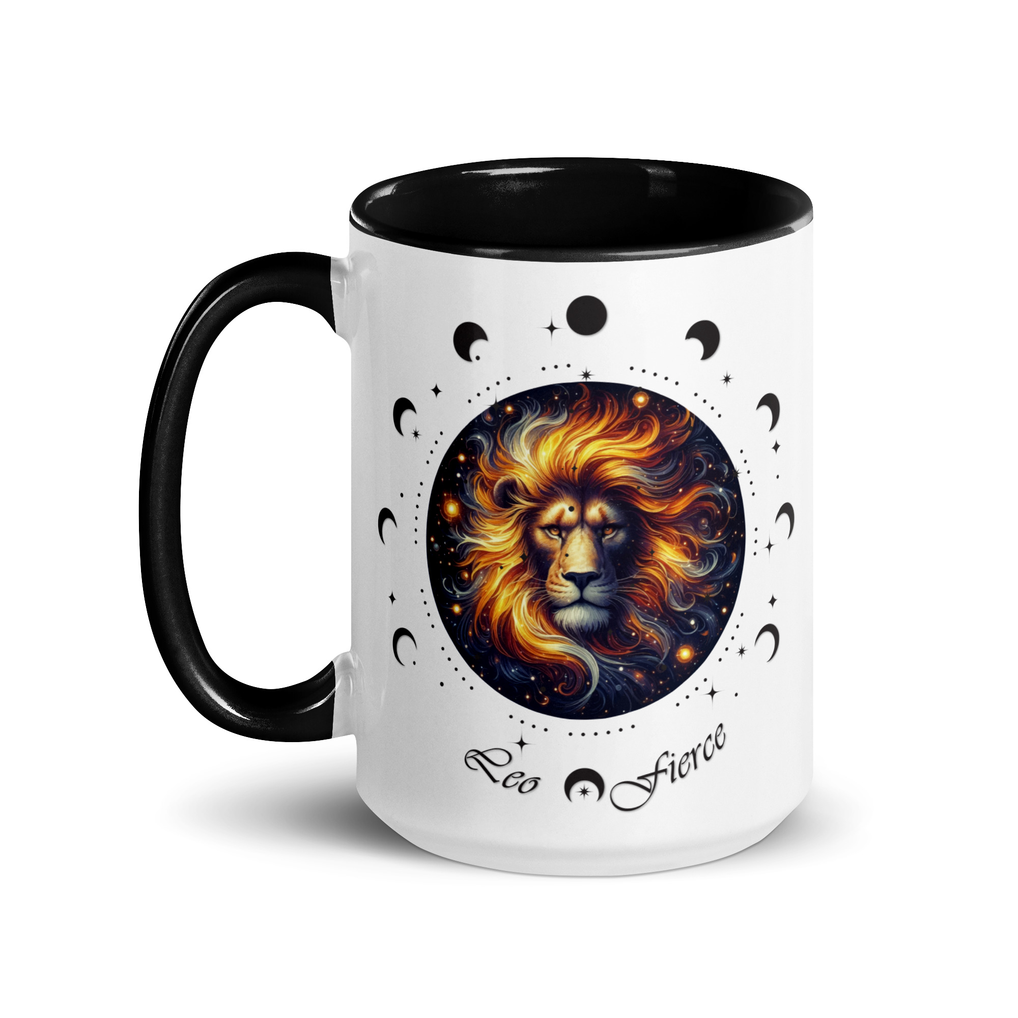 Leo Zodiac Mug with Color Inside - Image 6