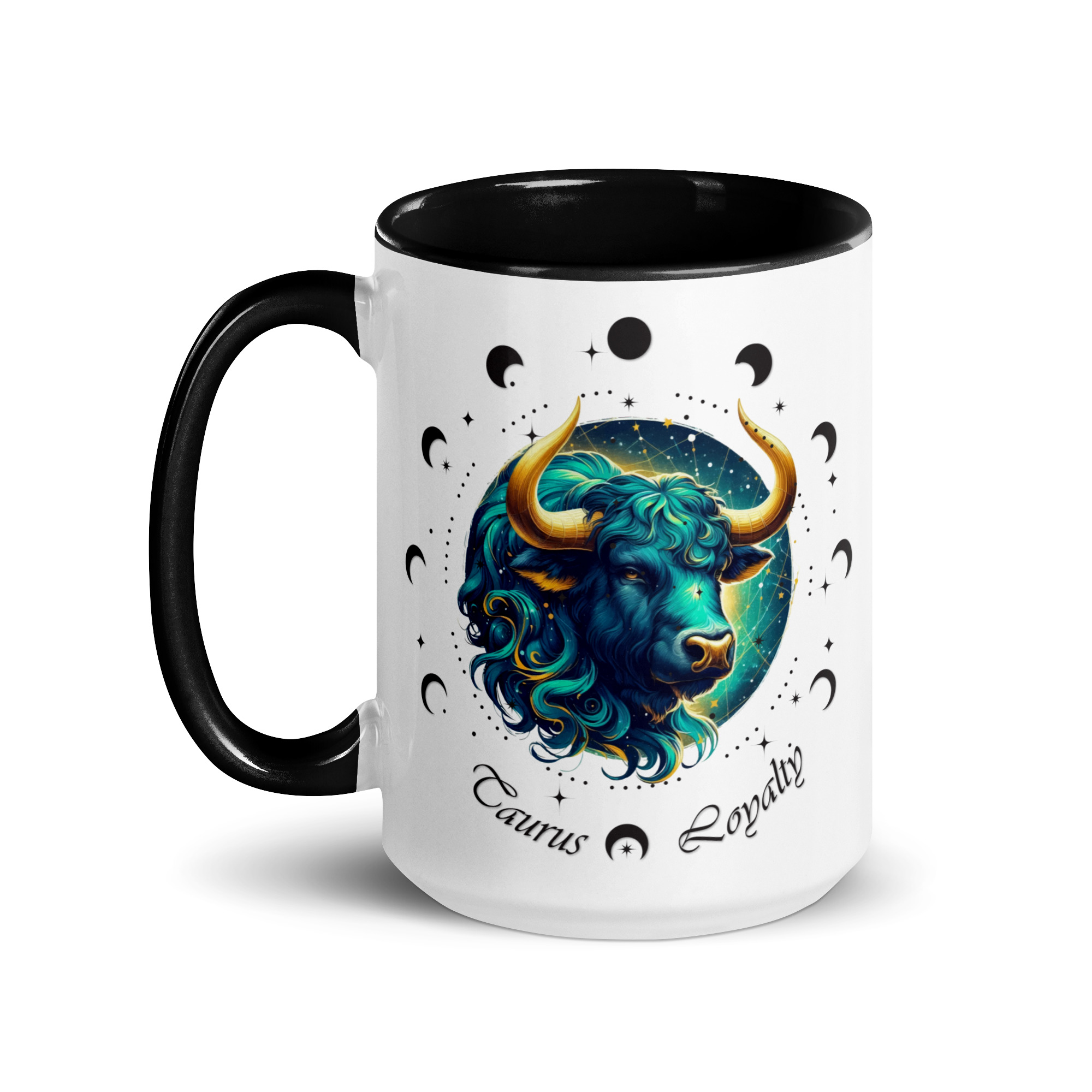 Taurus Zodiac Mug with Color Inside - Image 6