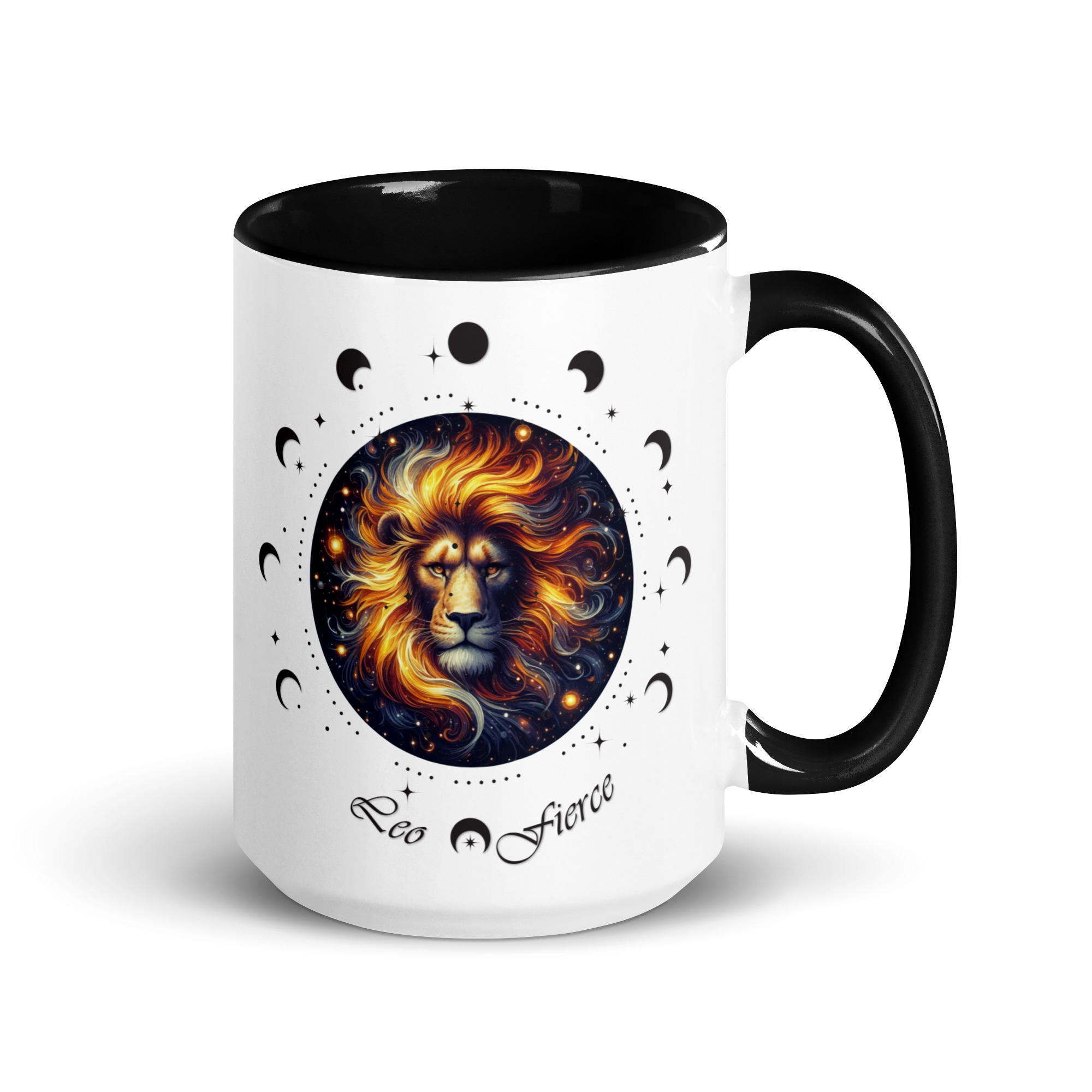 Leo Zodiac Mug with Color Inside - Image 4