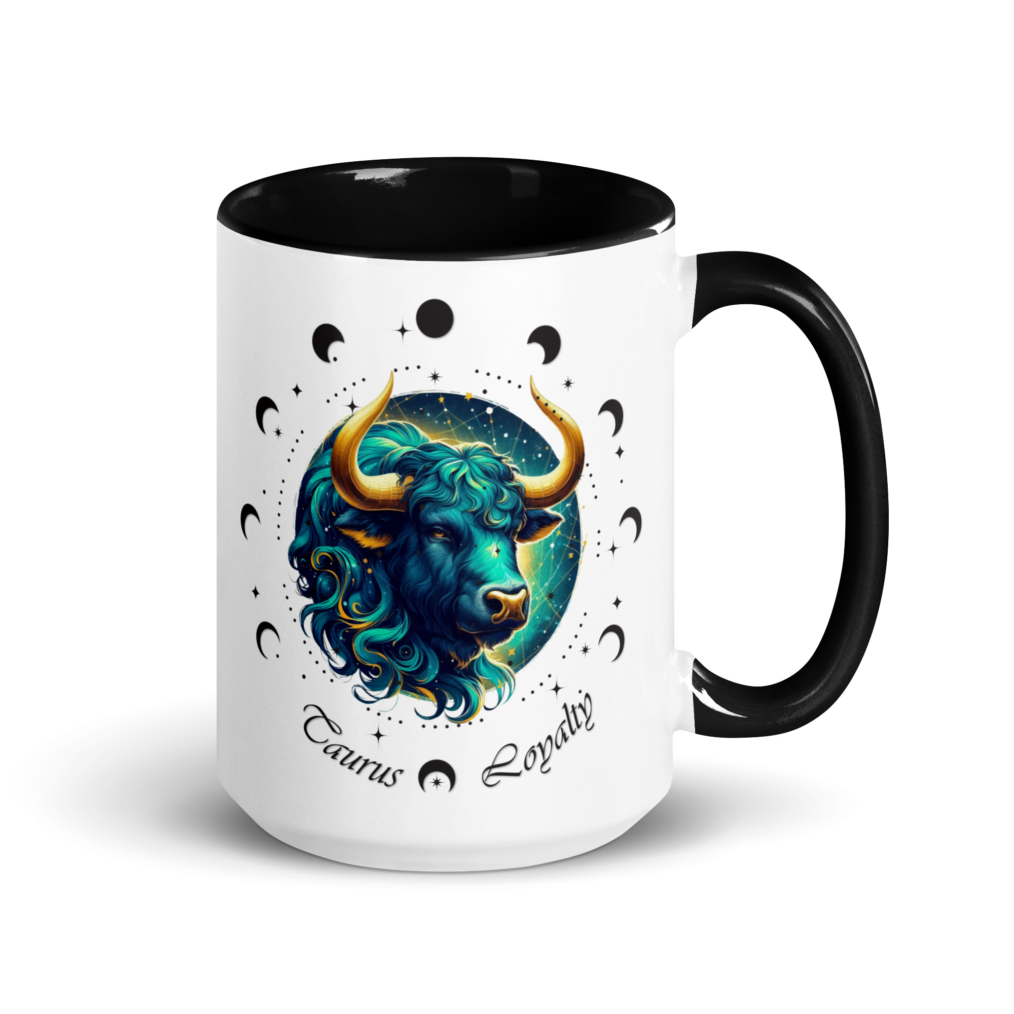 Taurus Zodiac Mug with Color Inside - Image 4