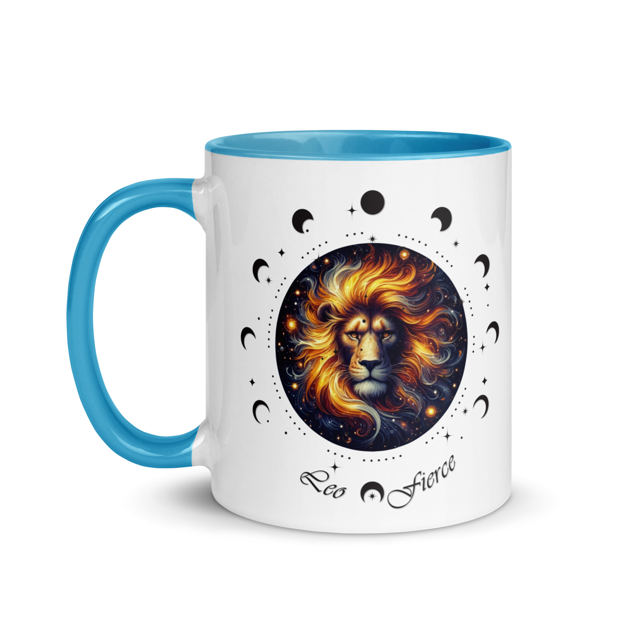 Leo Zodiac Mug with Color Inside - Image 27