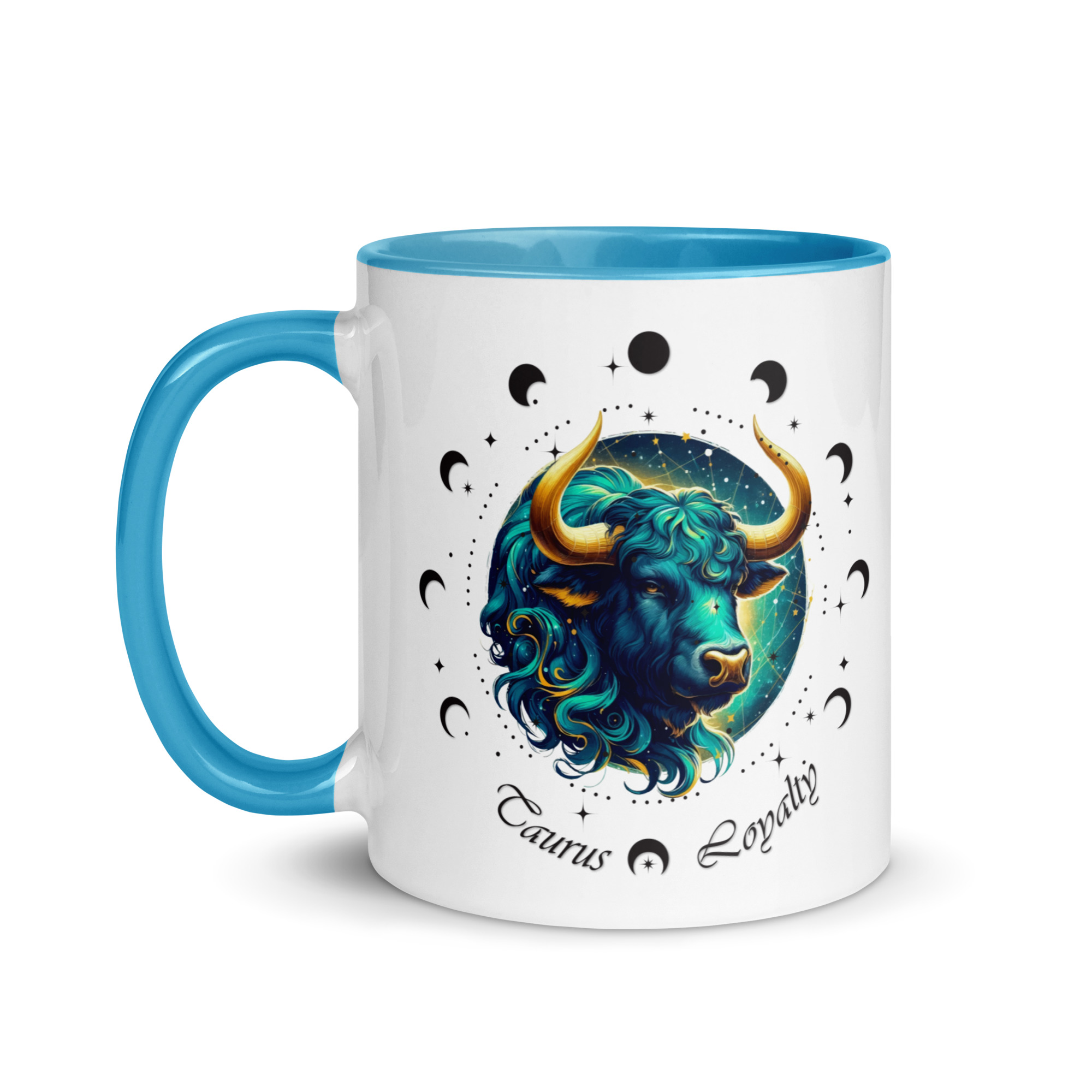 Taurus Zodiac Mug with Color Inside - Image 27