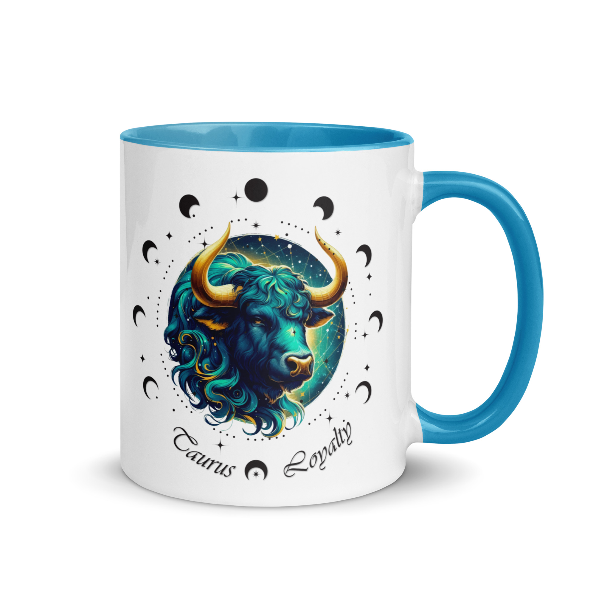 Taurus Zodiac Mug with Color Inside - Image 25