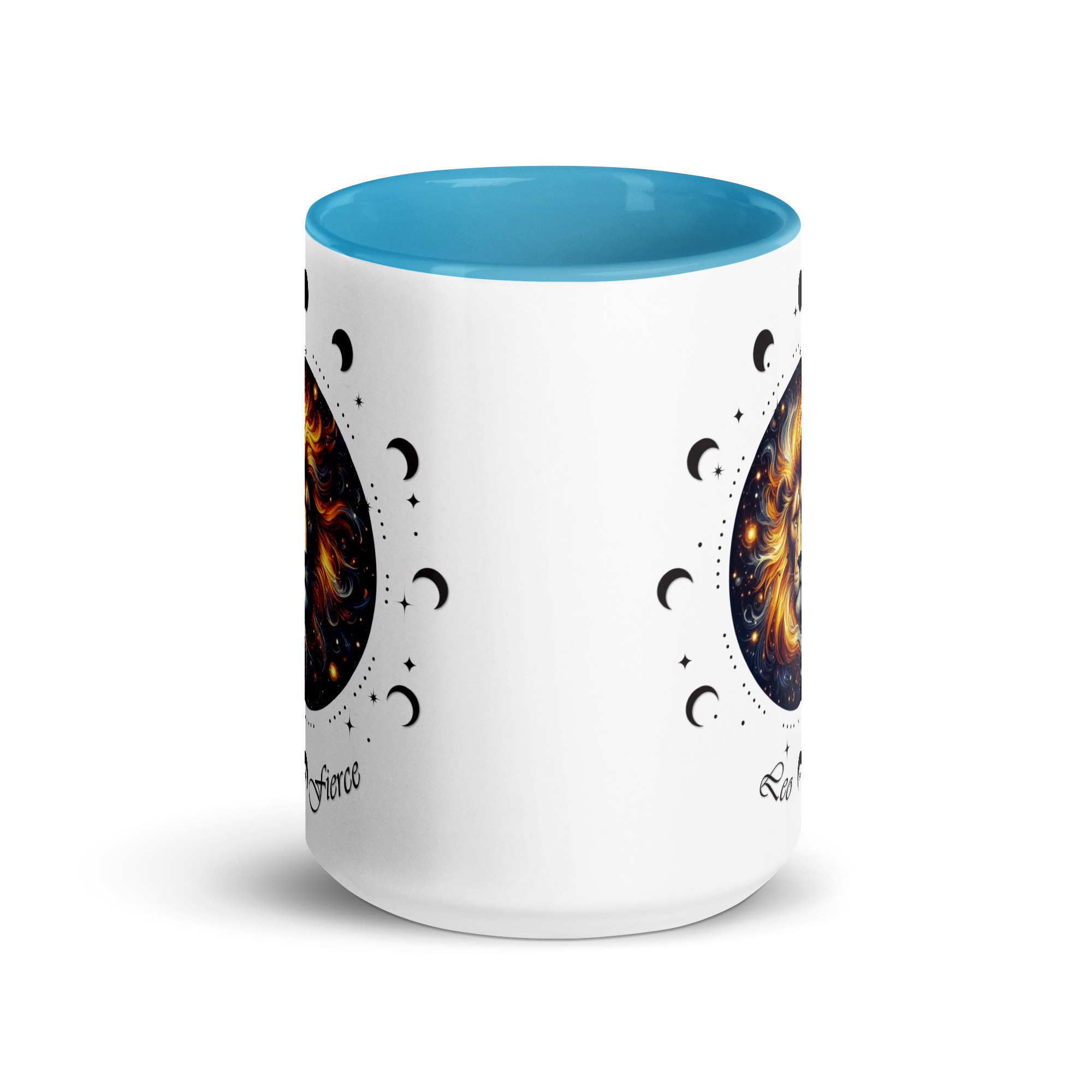 Leo Zodiac Mug with Color Inside - Image 29