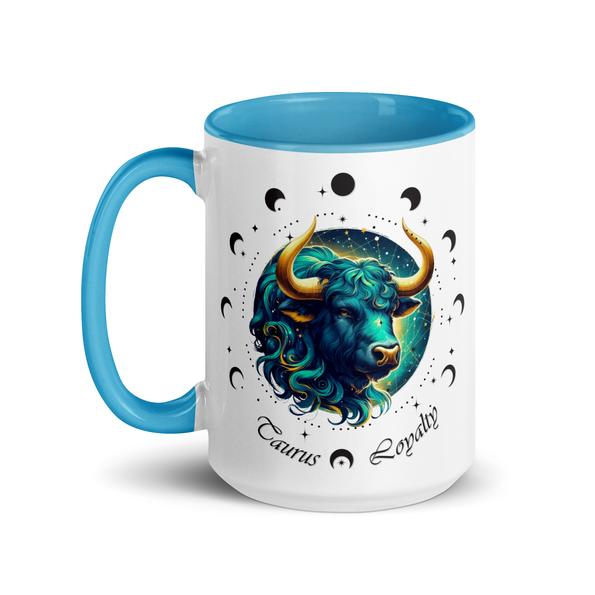 Taurus Zodiac Mug with Color Inside - Image 30