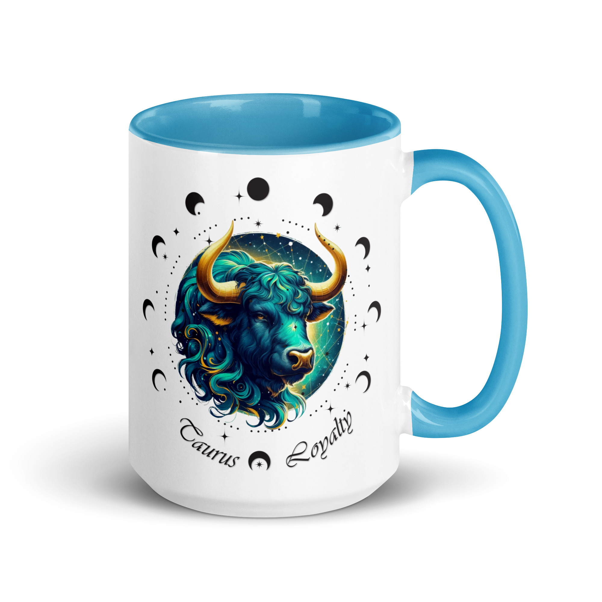 Taurus Zodiac Mug with Color Inside - Image 28