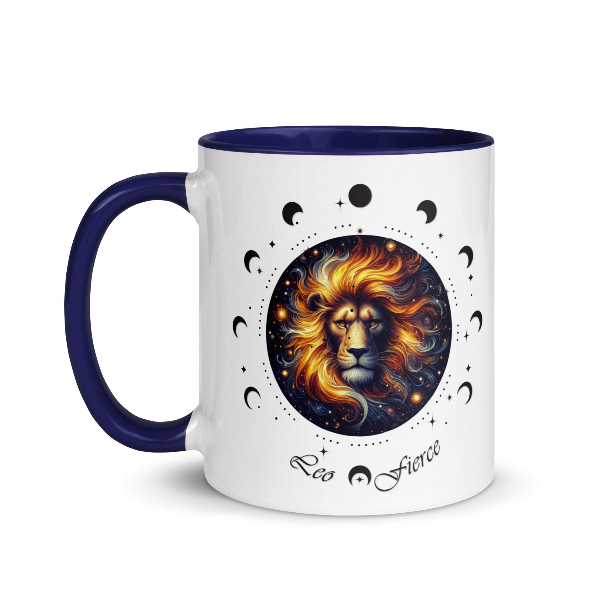 Leo Zodiac Mug with Color Inside - Image 9