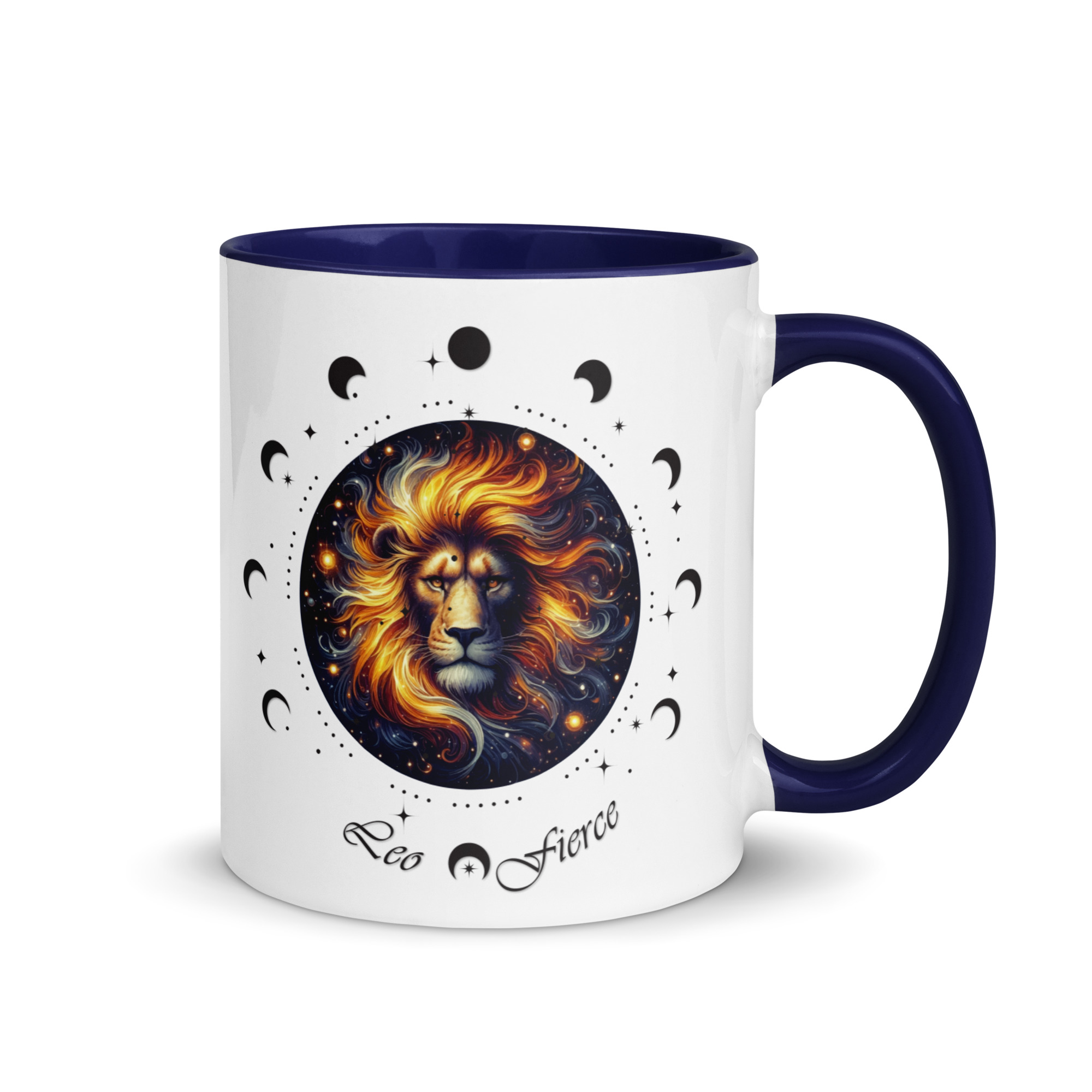Leo Zodiac Mug with Color Inside - Image 7