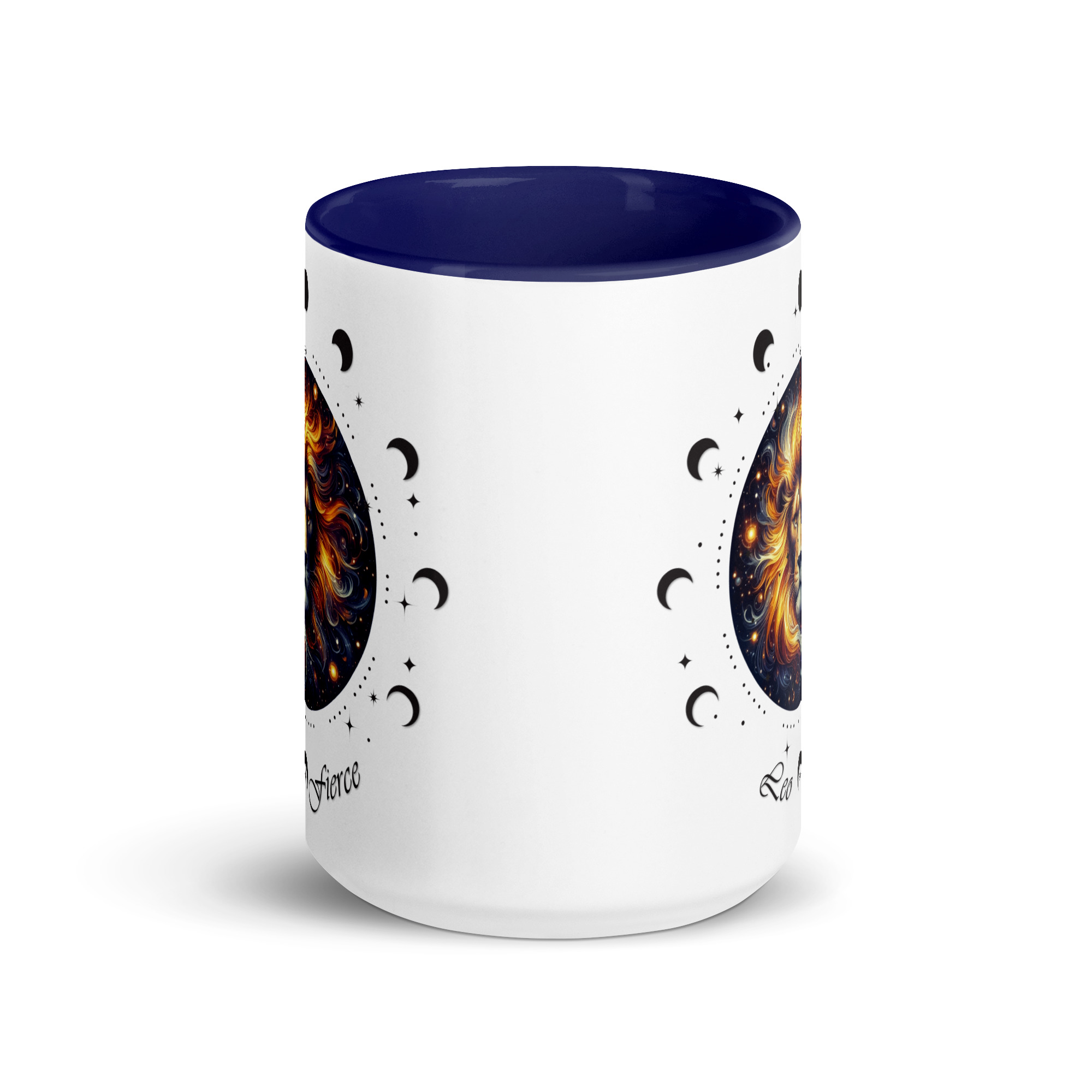 Leo Zodiac Mug with Color Inside - Image 11