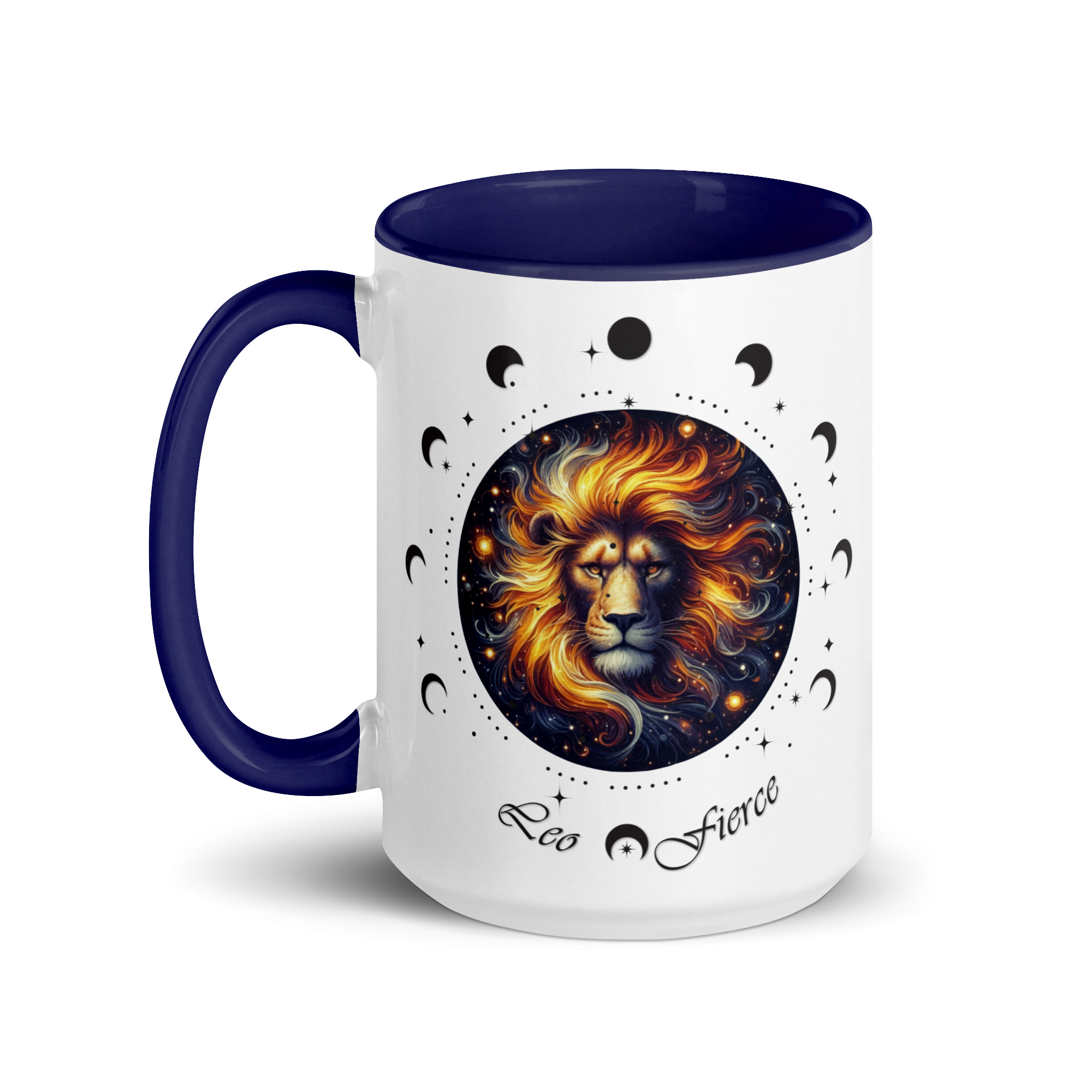 Leo Zodiac Mug with Color Inside - Image 12