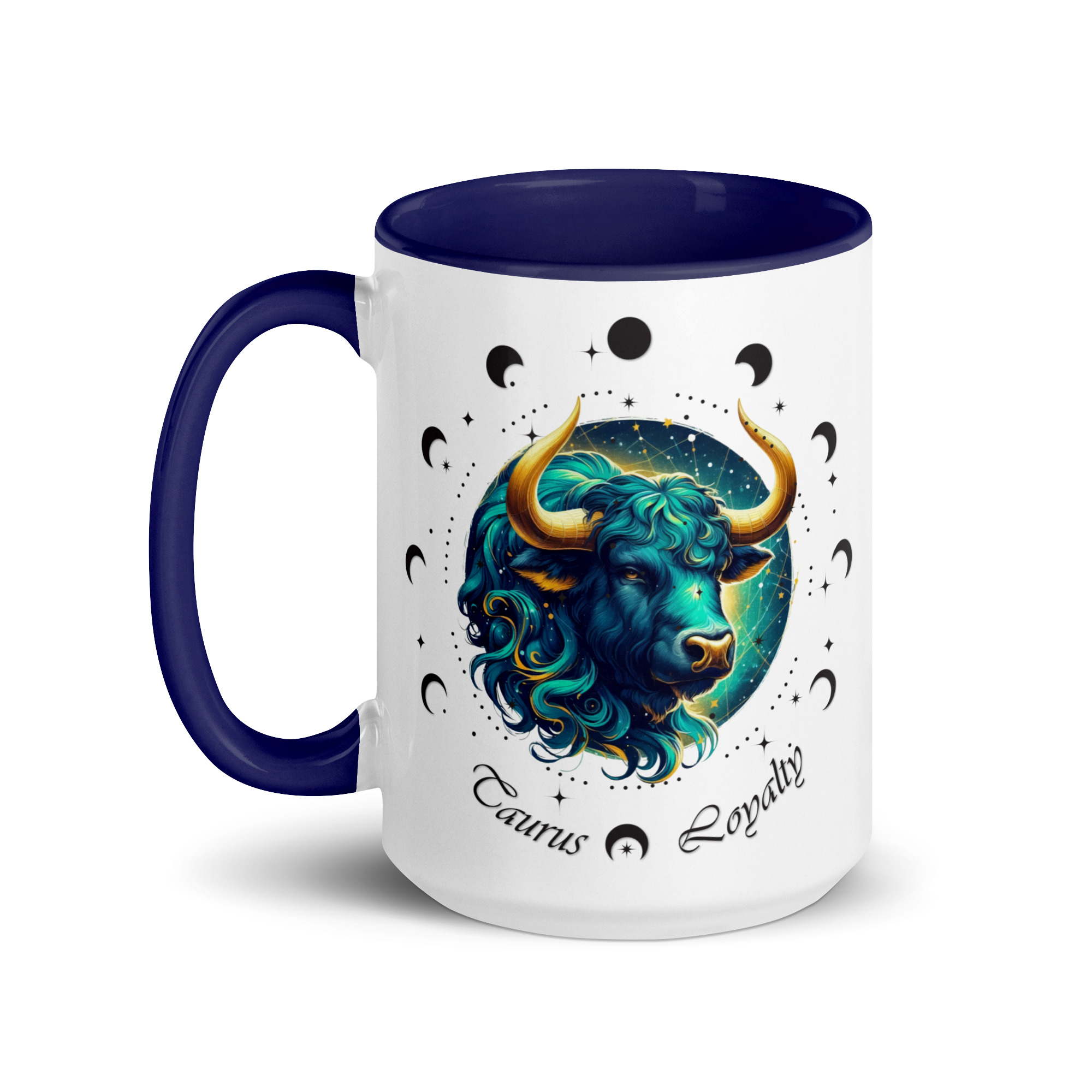 Taurus Zodiac Mug with Color Inside - Image 12
