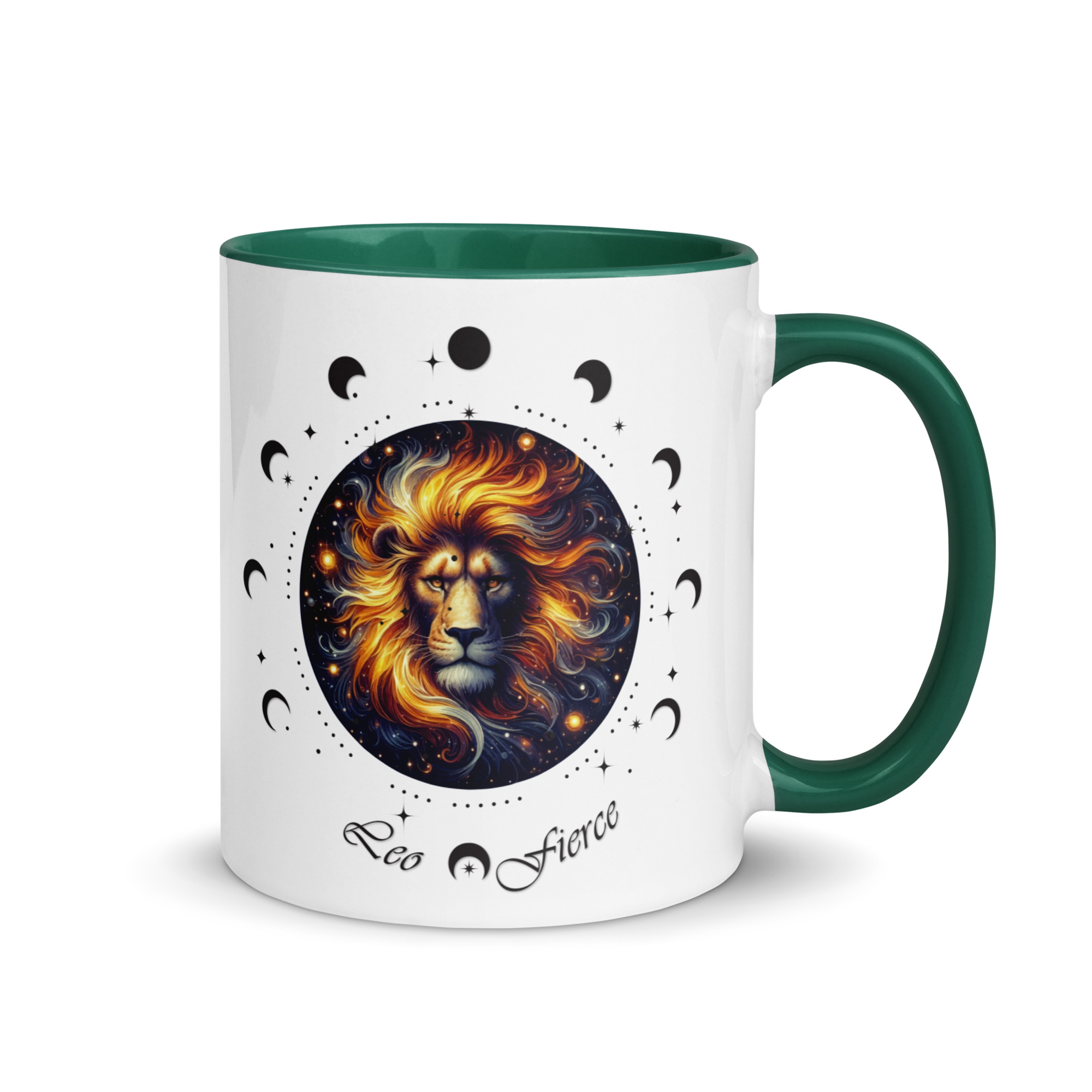 Leo Zodiac Mug with Color Inside - Image 19