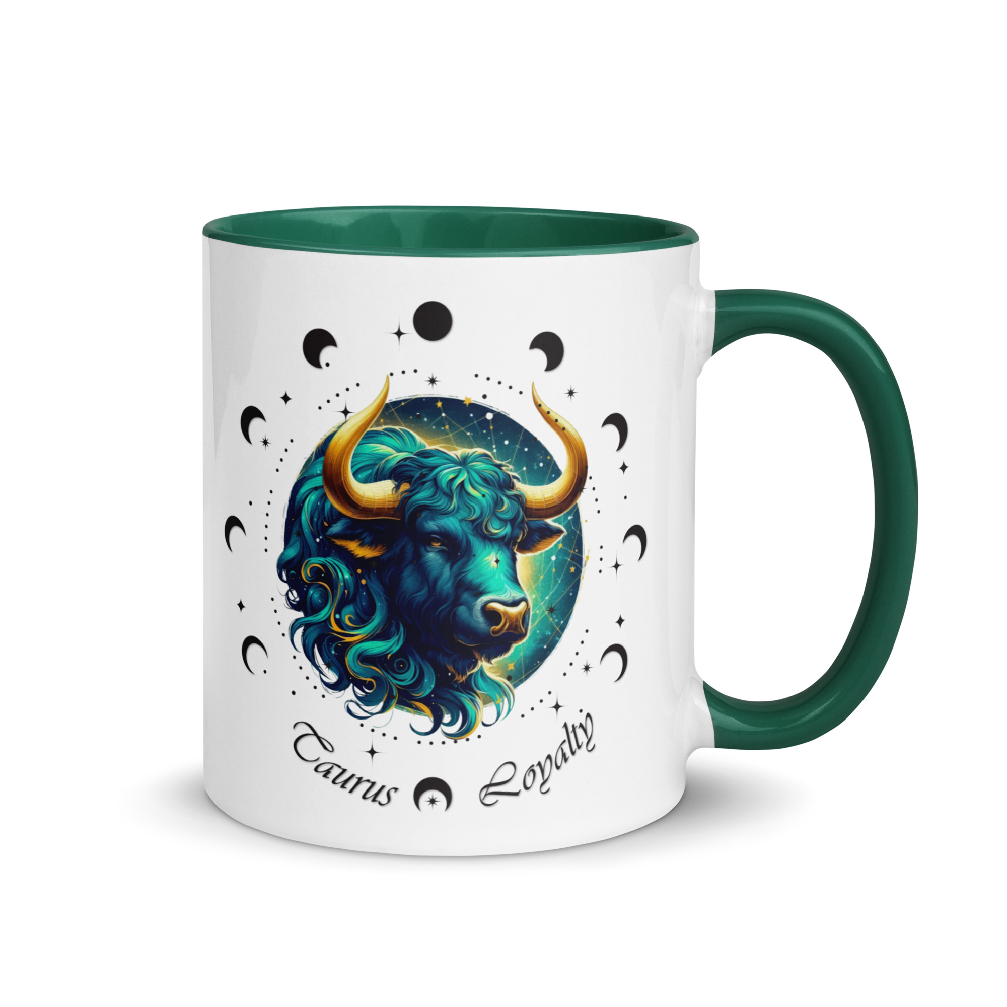 Taurus Zodiac Mug with Color Inside - Image 19