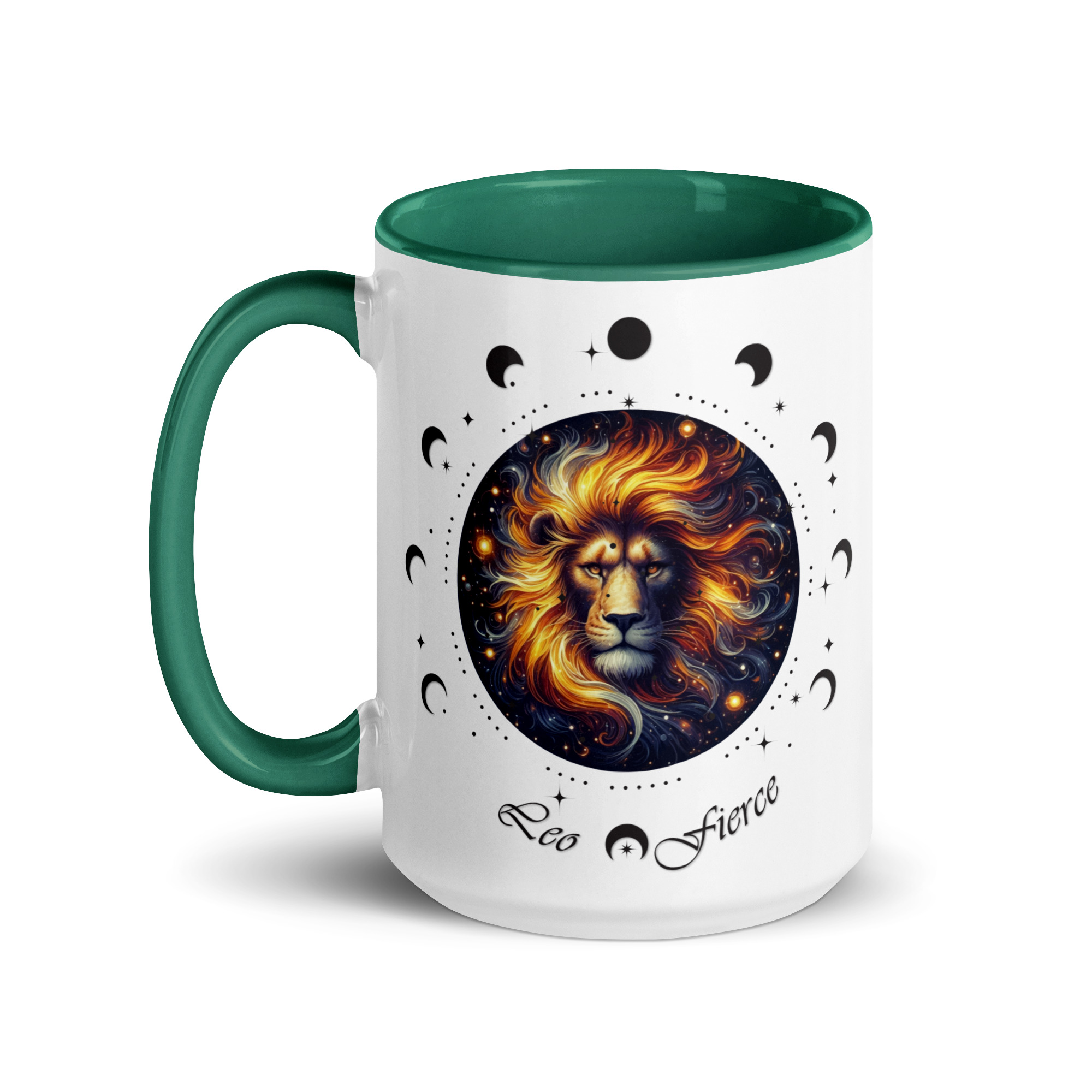 Leo Zodiac Mug with Color Inside - Image 24