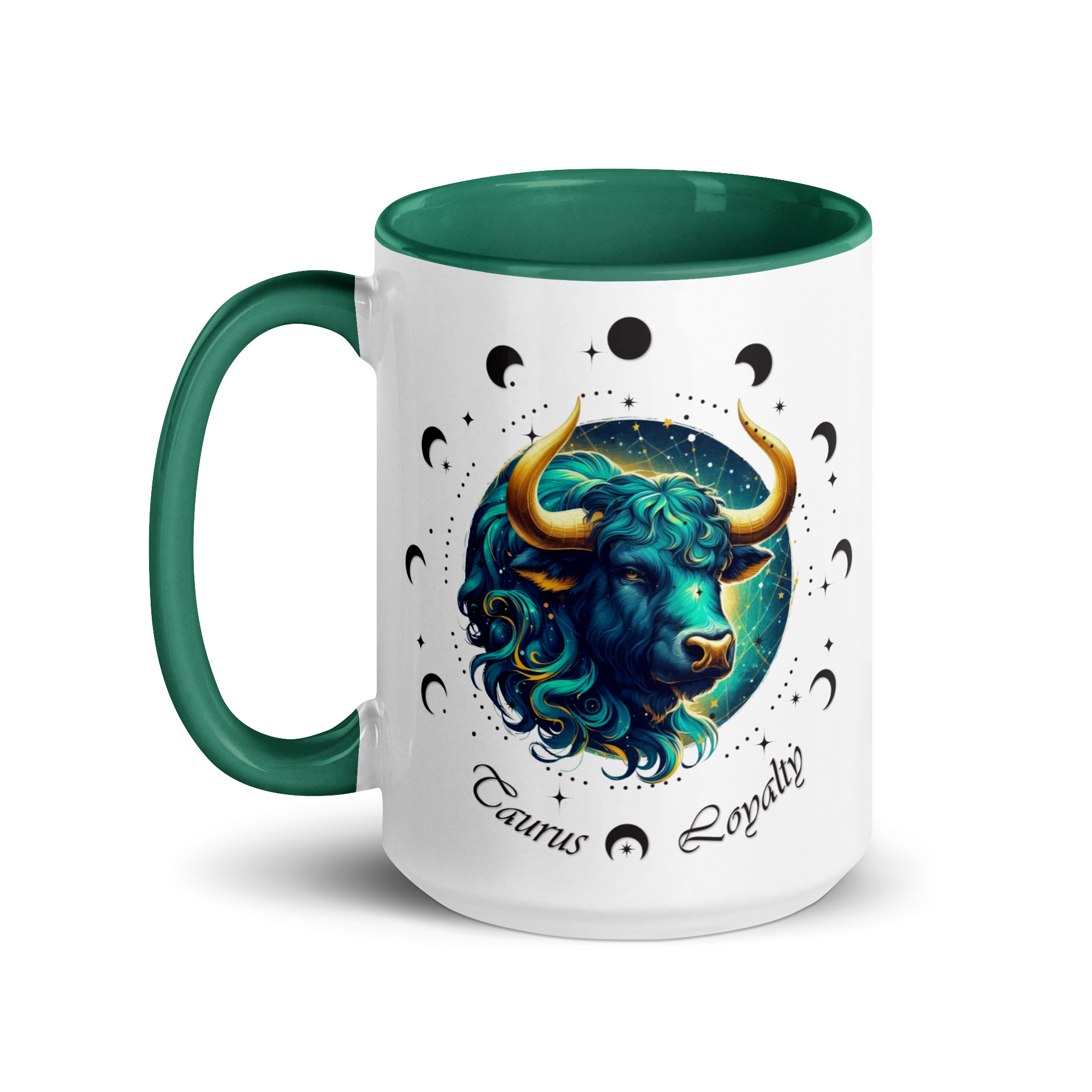 Taurus Zodiac Mug with Color Inside - Image 24