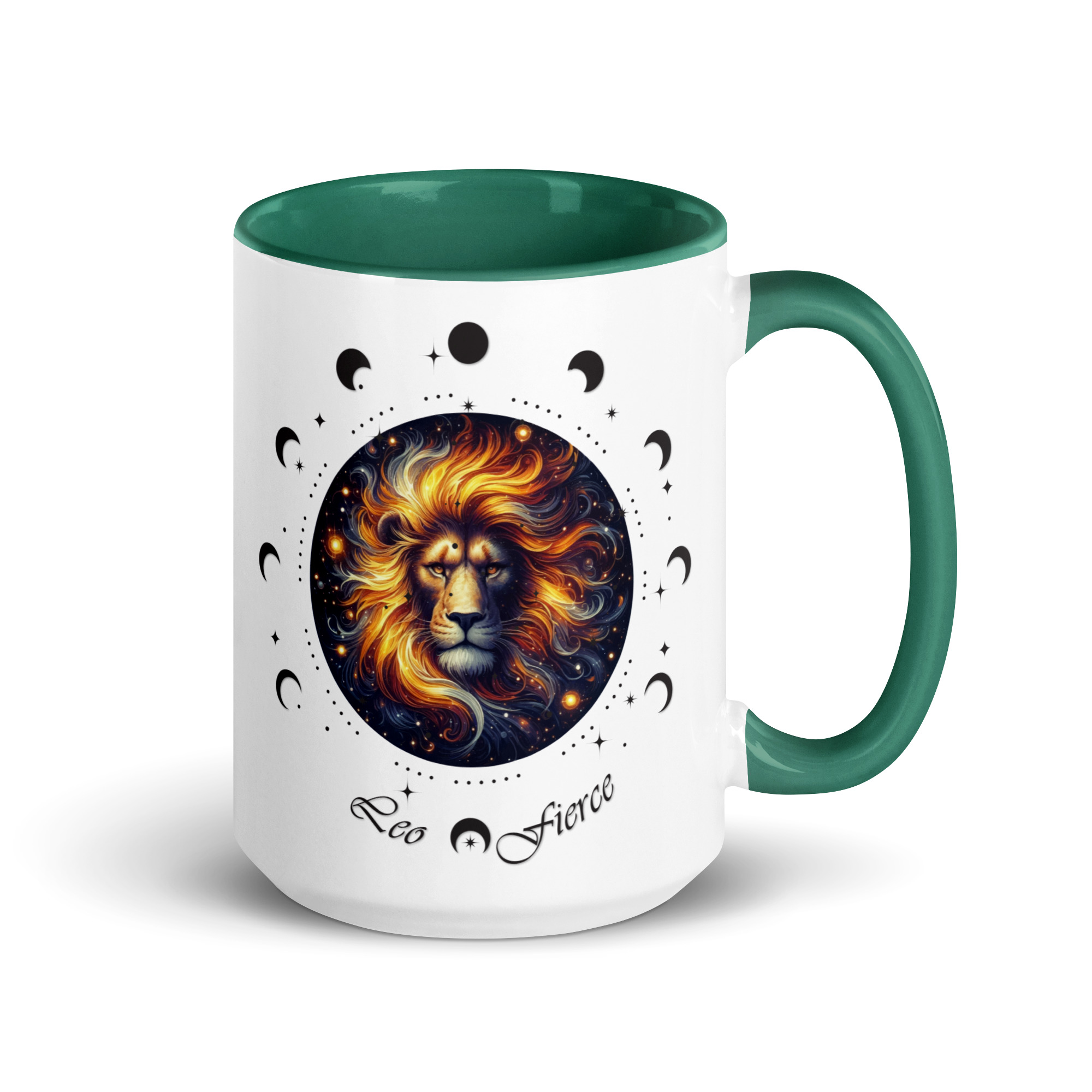 Leo Zodiac Mug with Color Inside - Image 22