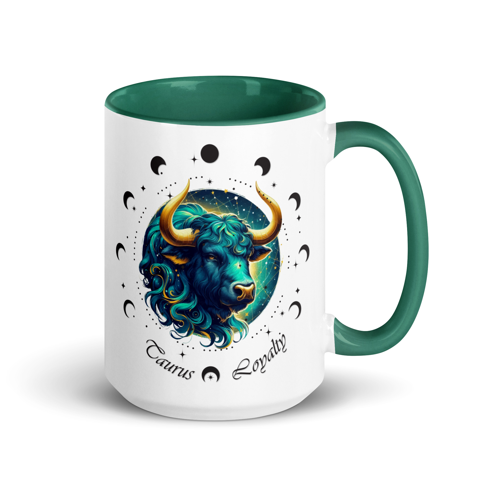 Taurus Zodiac Mug with Color Inside - Image 22