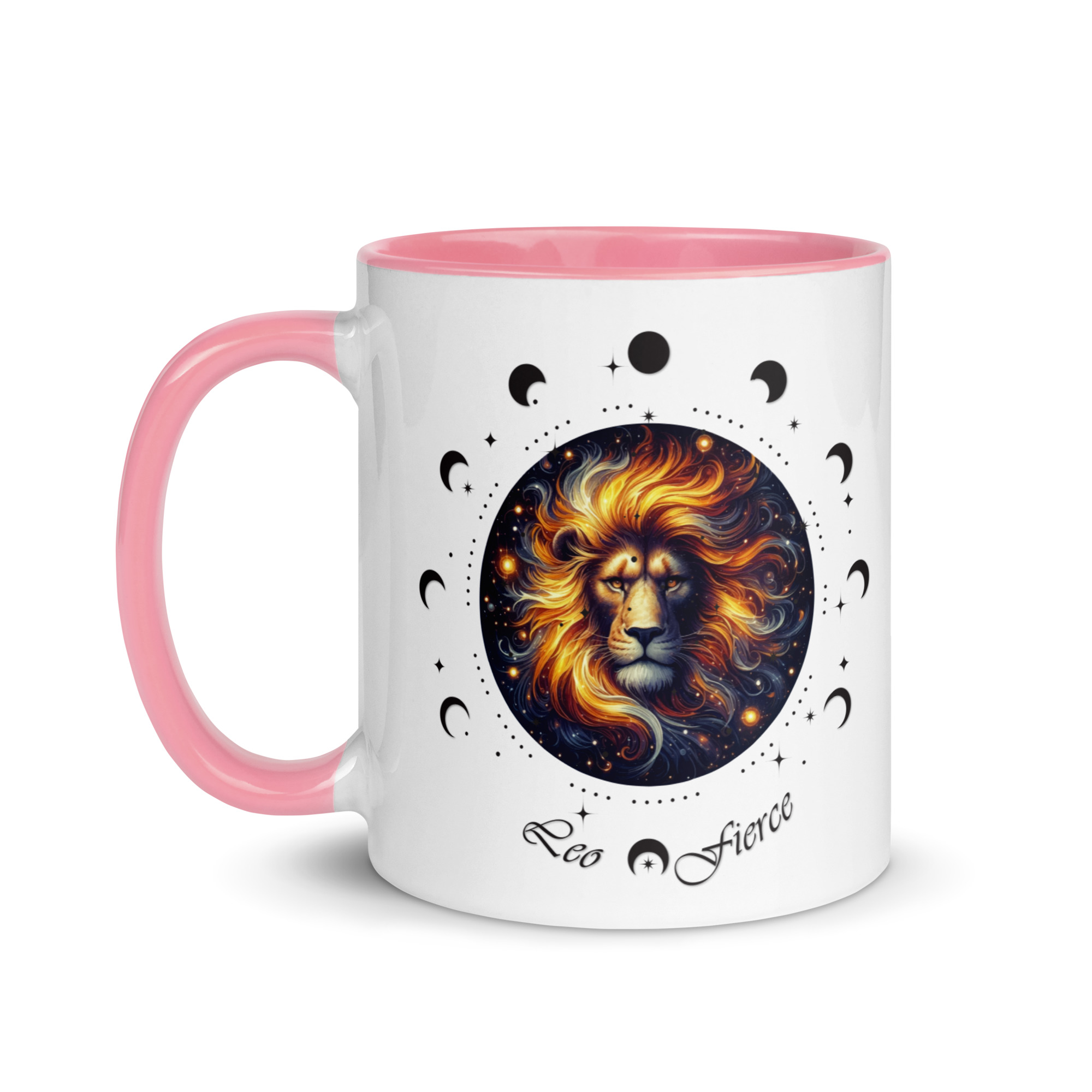 Leo Zodiac Mug with Color Inside - Image 33