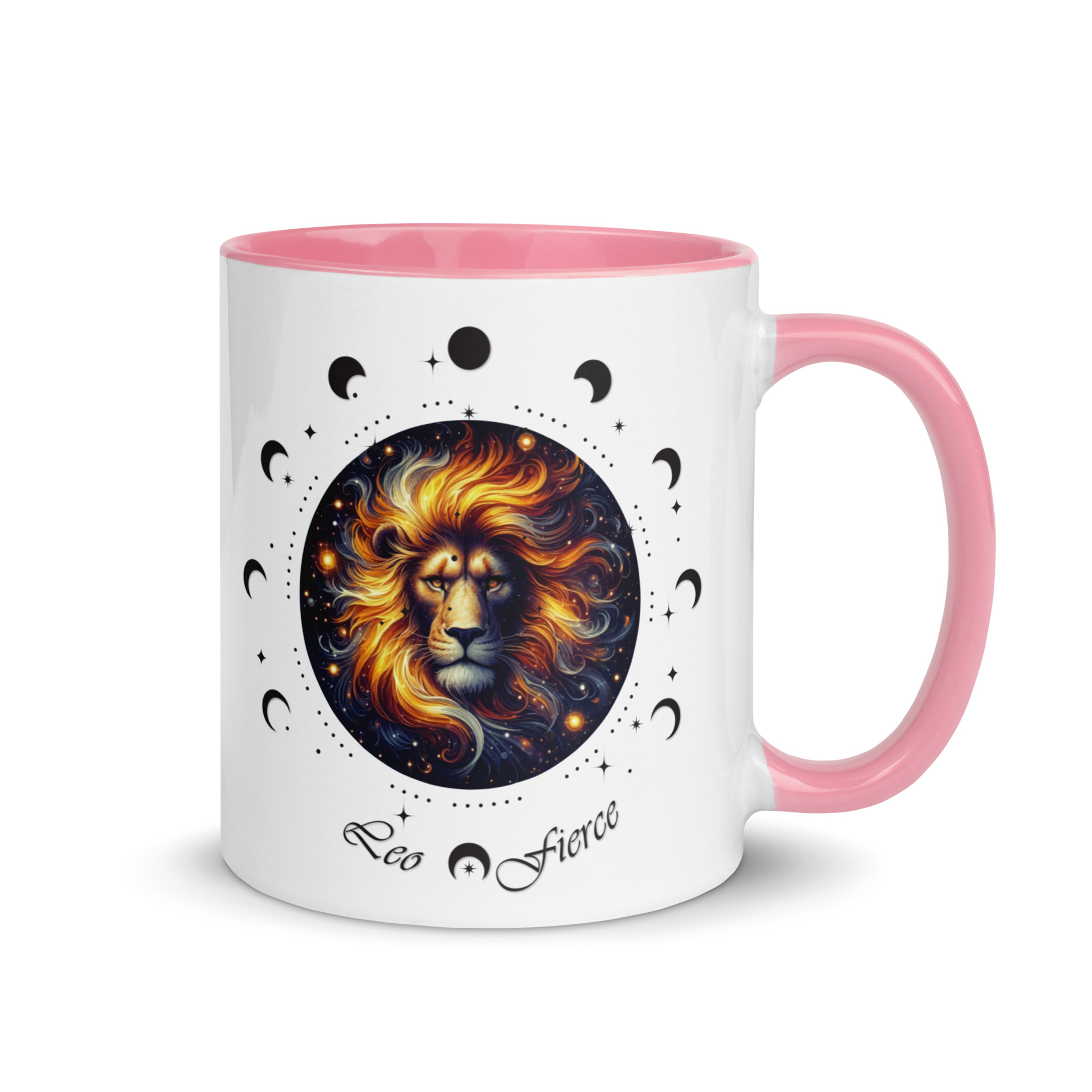 Leo Zodiac Mug with Color Inside - Image 31