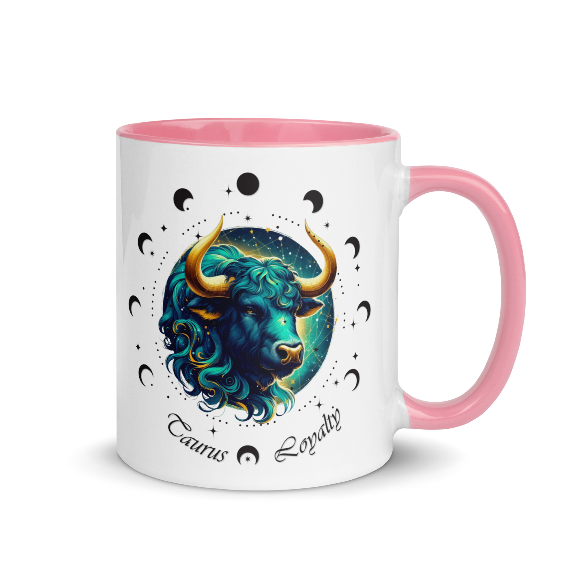 Taurus Zodiac Mug with Color Inside - Image 31