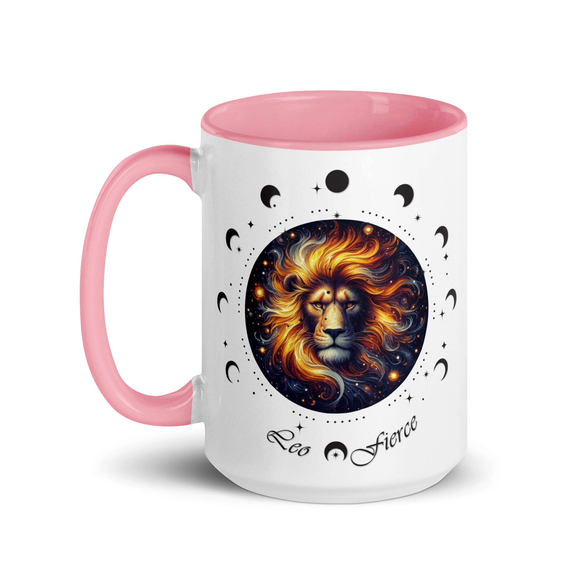 Leo Zodiac Mug with Color Inside - Image 36