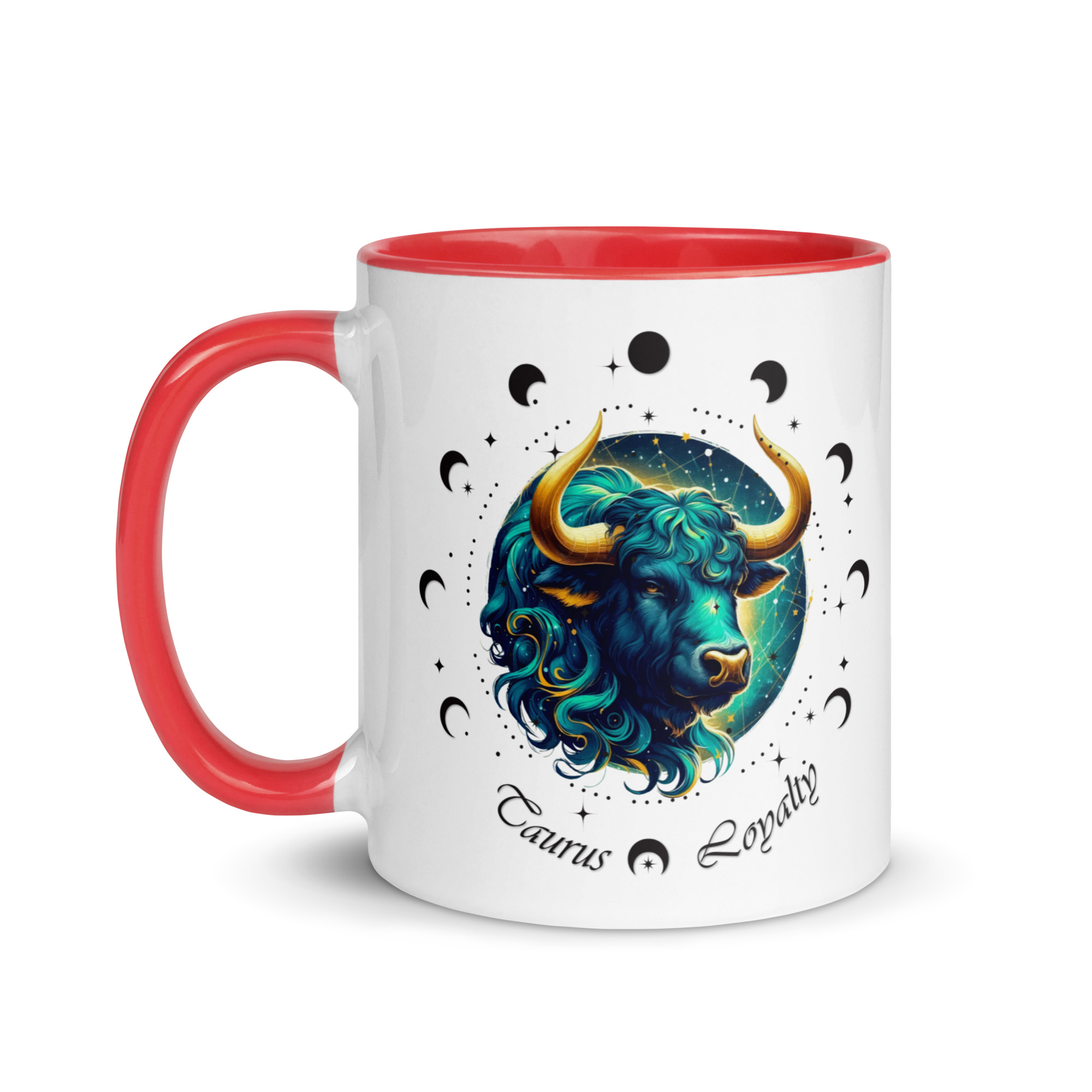 Taurus Zodiac Mug with Color Inside - Image 15