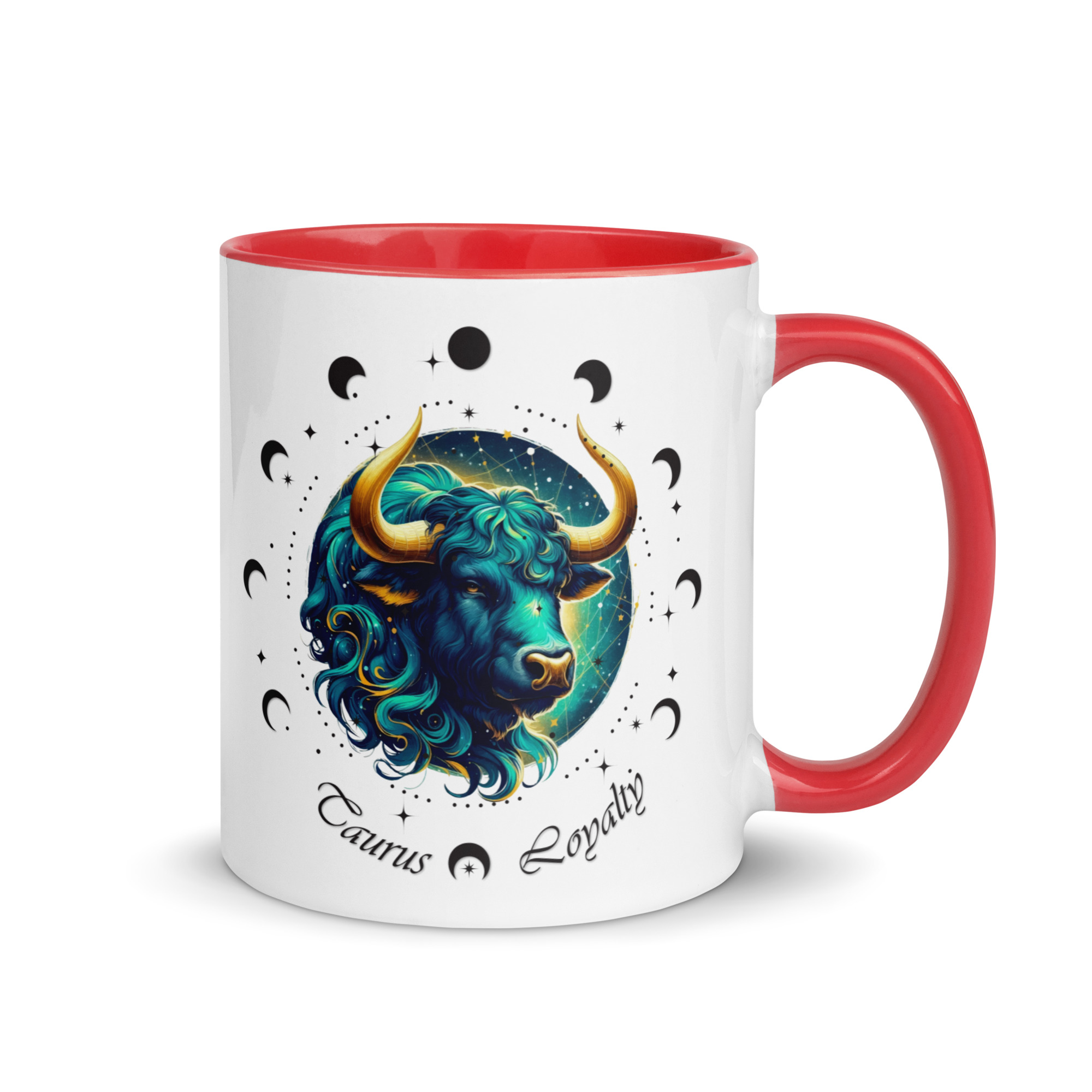 Taurus Zodiac Mug with Color Inside - Image 13
