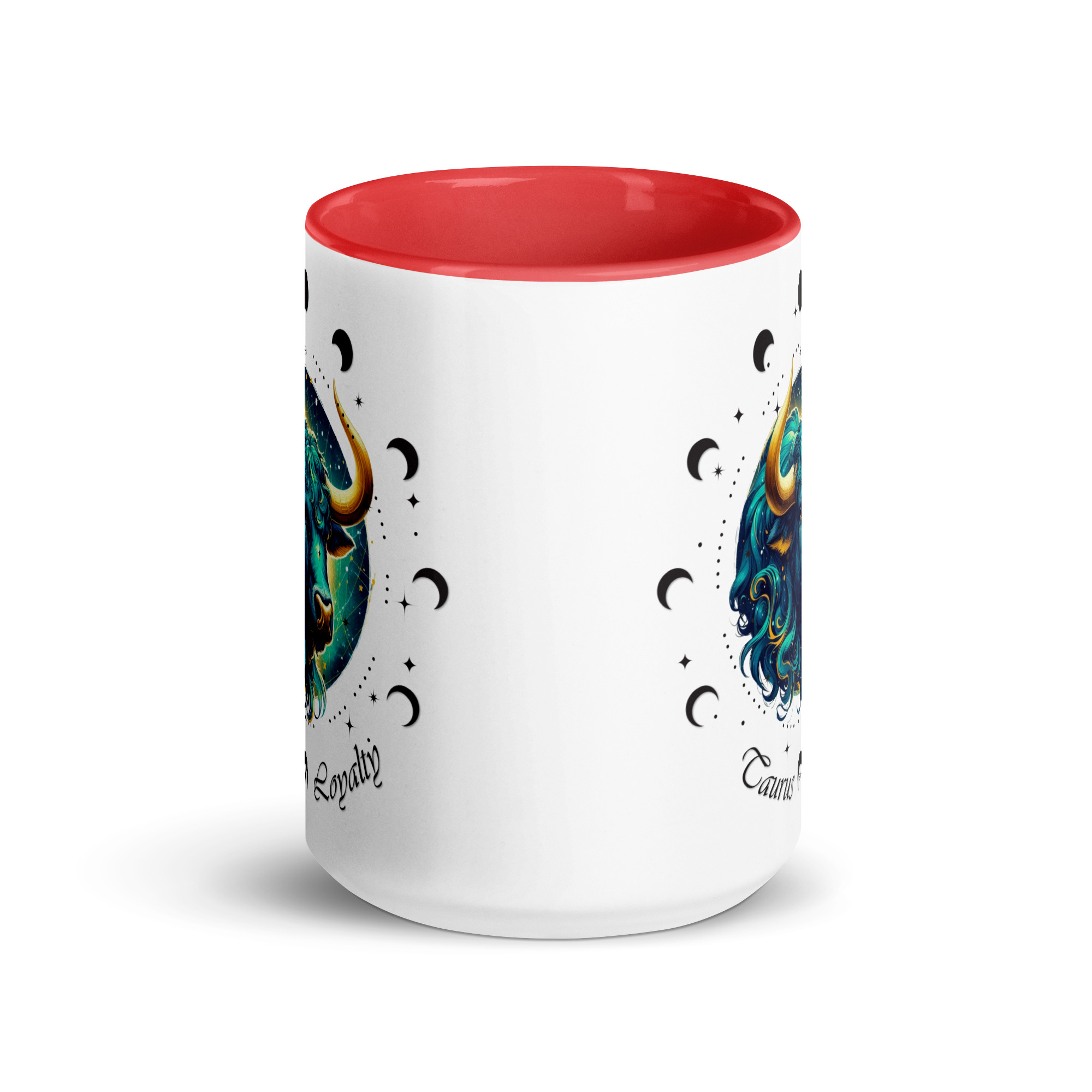 Taurus Zodiac Mug with Color Inside - Image 17
