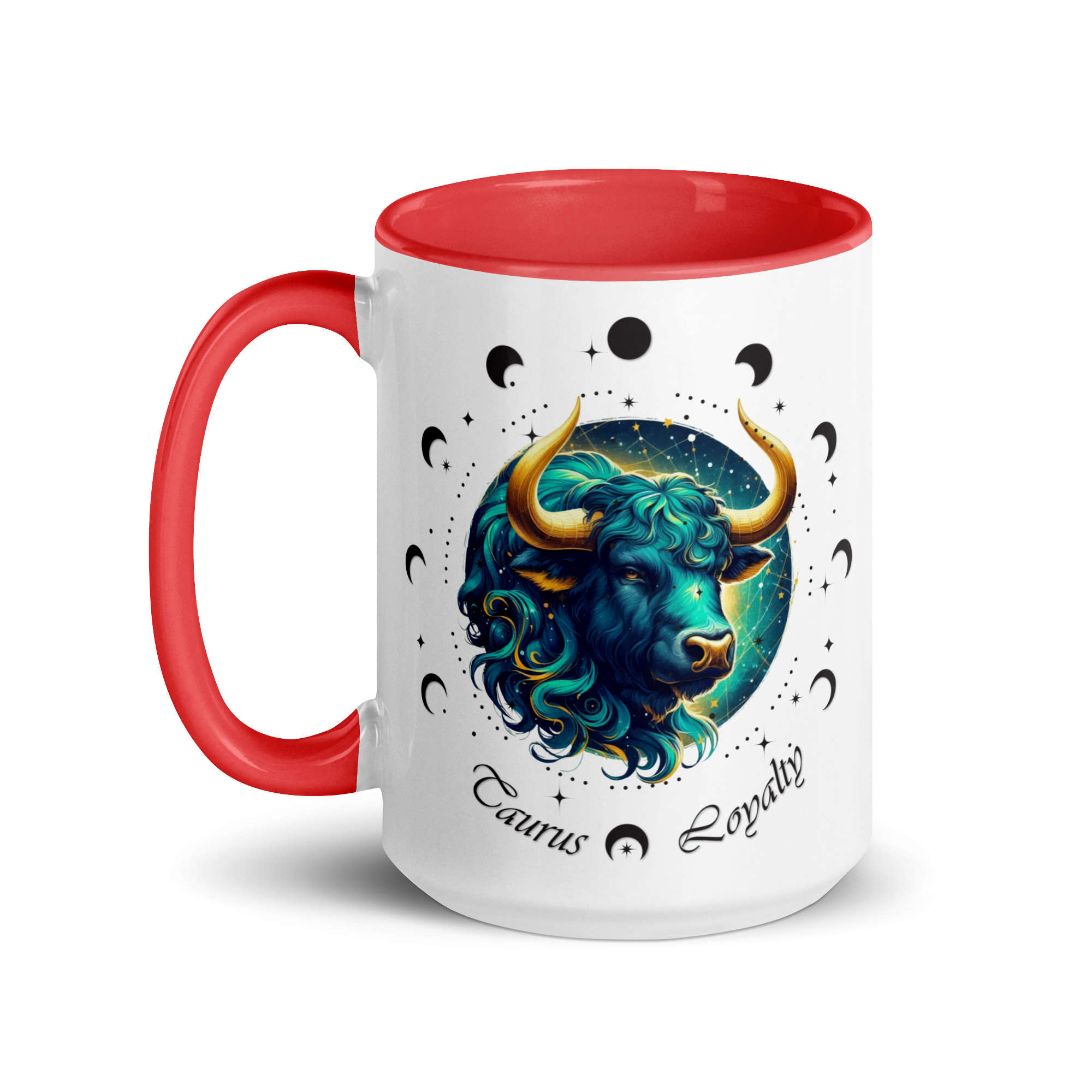 Taurus Zodiac Mug with Color Inside - Image 18