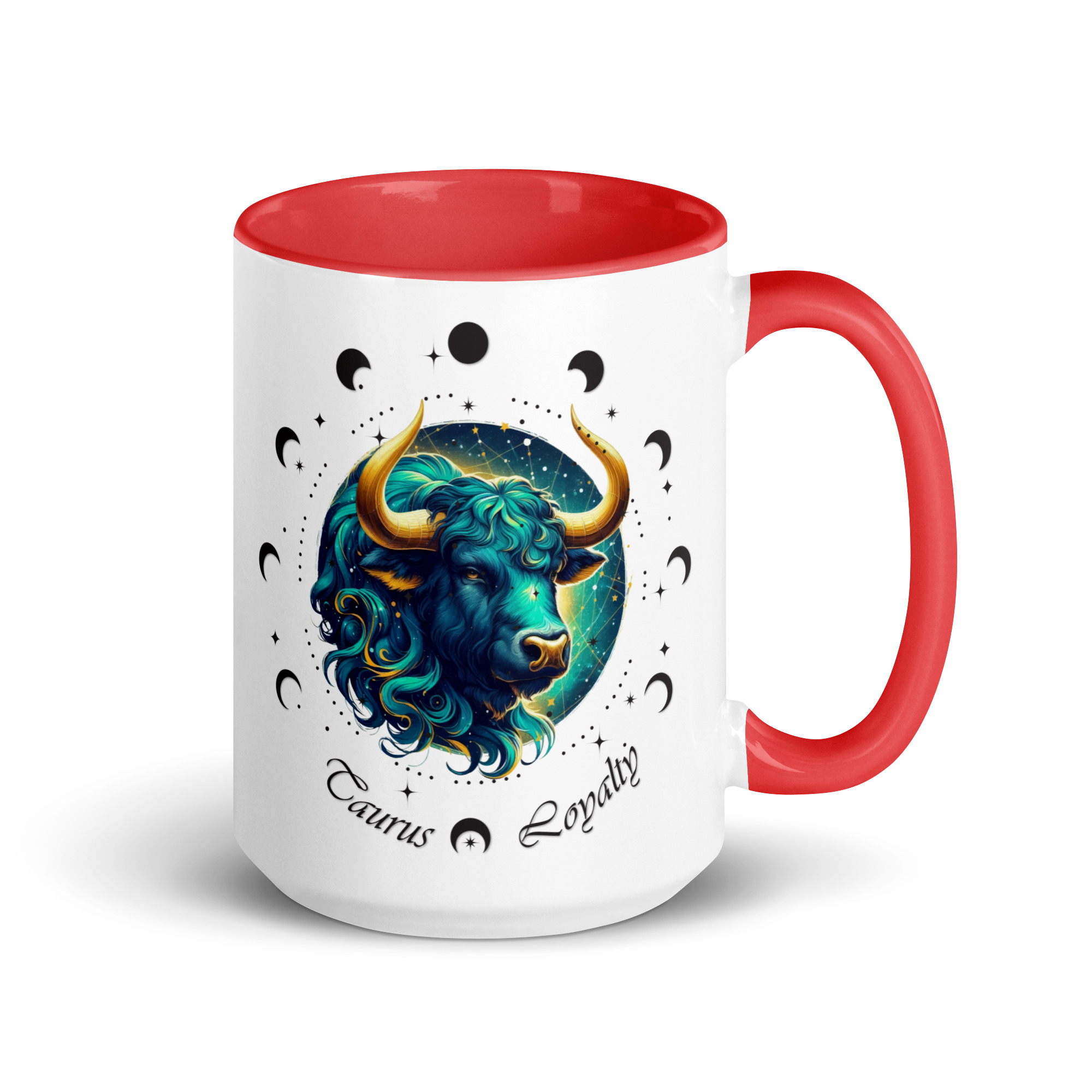 Taurus Zodiac Mug with Color Inside - Image 16