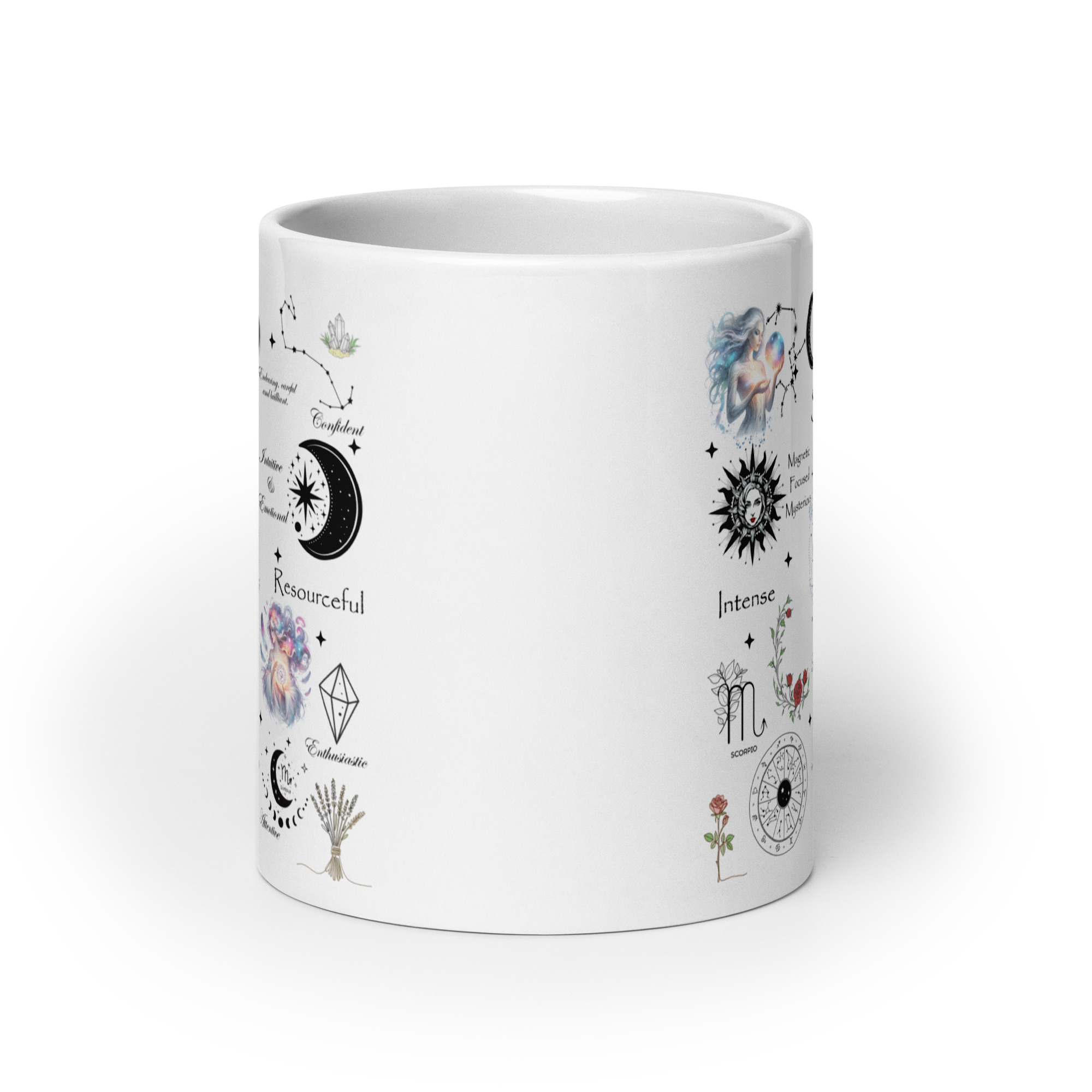 Scorpio Celestial Collage Zodiac Mug - Image 3