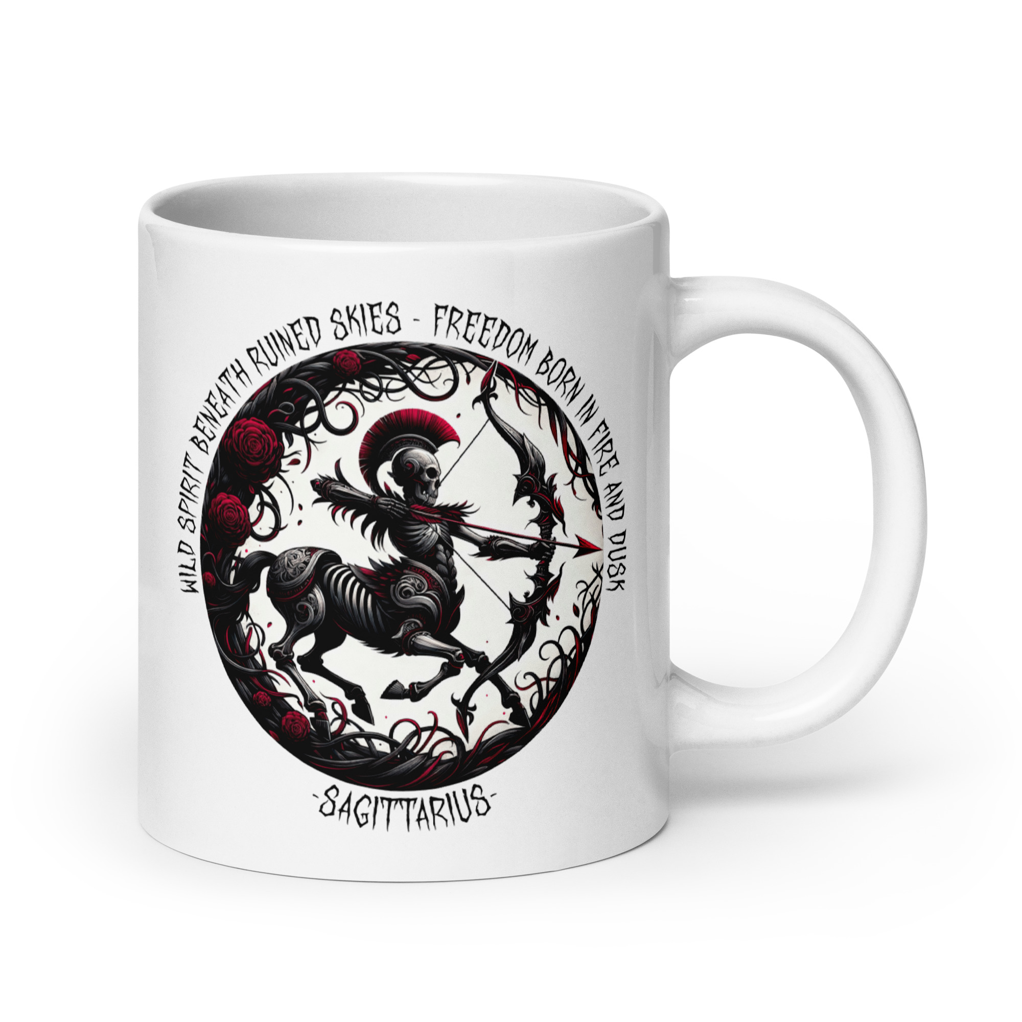Sagittarius - Wild Spirit Beneath Ruined Skies, Freedom Born in the Fire and Dusk