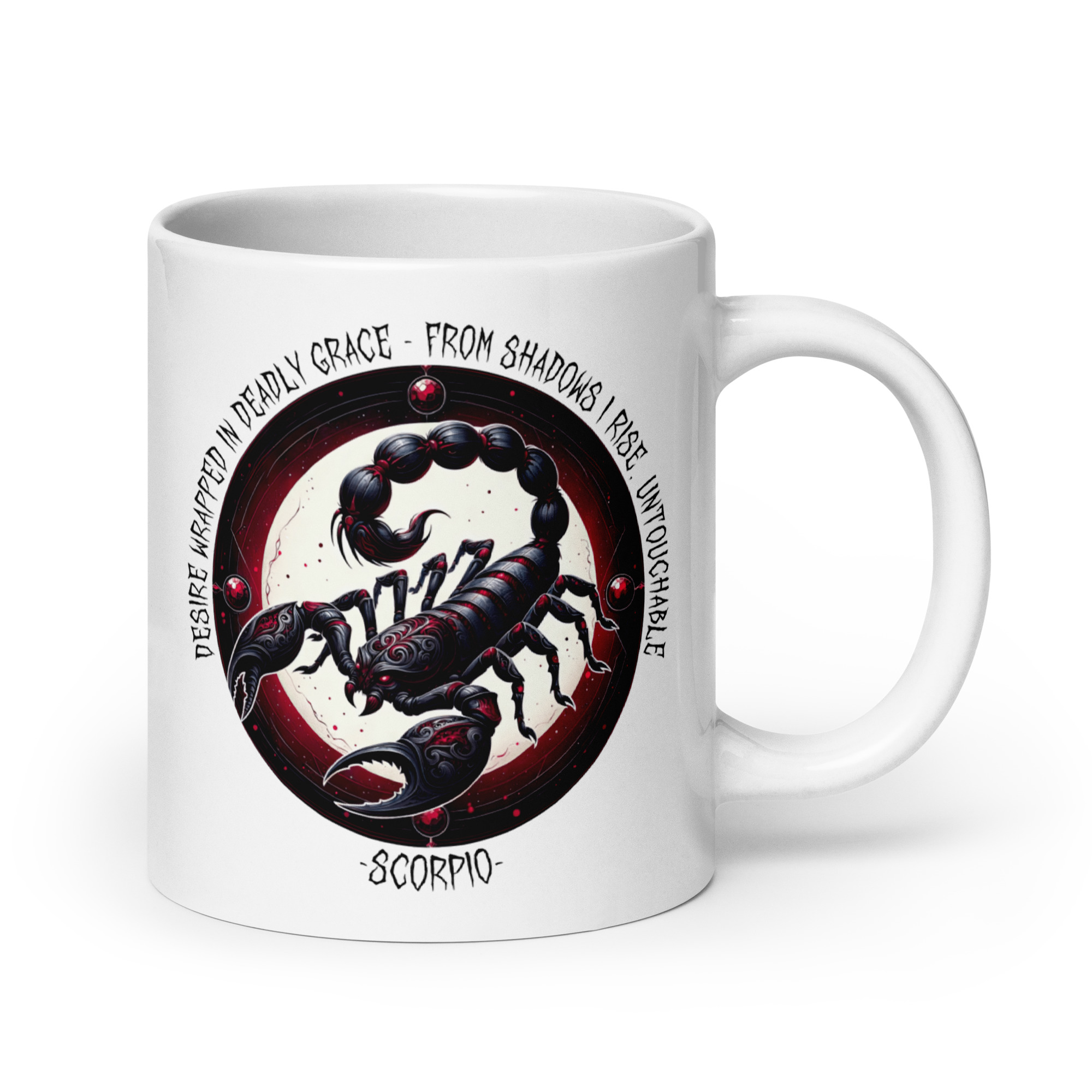 Scorpio - Desire Wrapped in Deadly Grace, From Shadows I Rise Untouchable