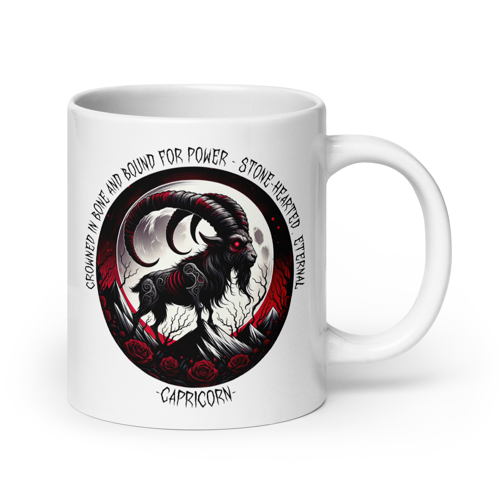 Capricorn - Crowned in Bone and Bound for Power, Stone Hearted, Eternal