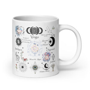 Virgo Celestial Collage Zodiac Mug
