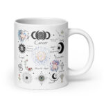 Cancer Celestial Collage Zodiac Mug